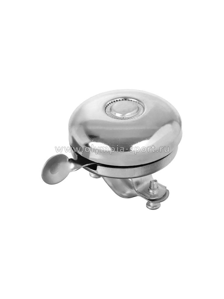 Звонок сталь D=60мм, громкий звук, серебр.