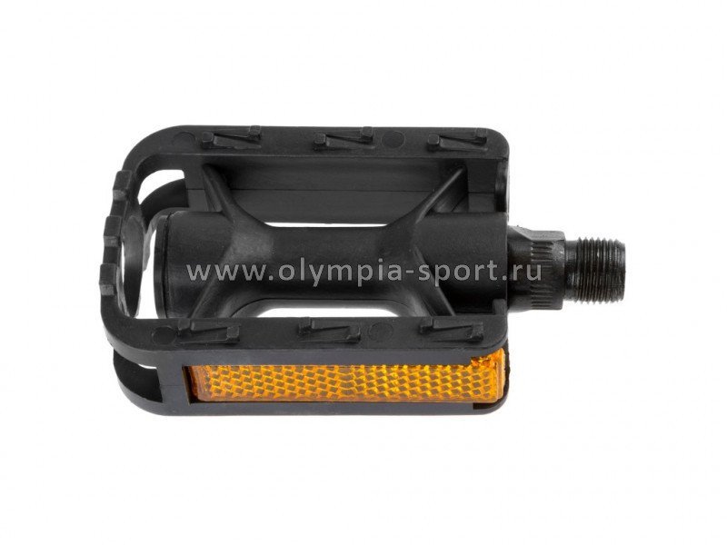 Педали детские 56*83 мм, пластик с отраж., черн.