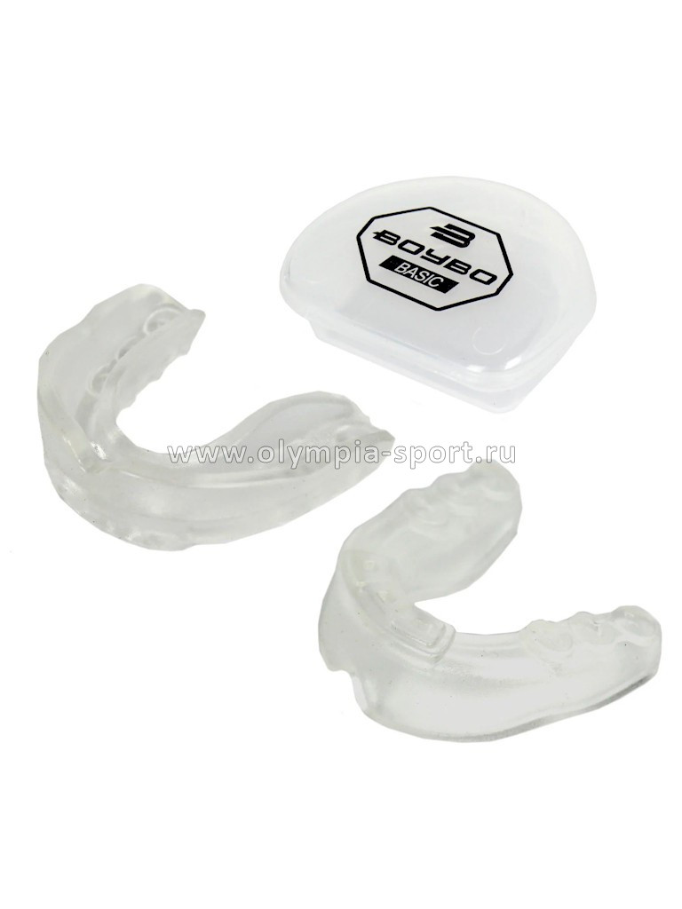 Капа бокс. BoyBo Basic BC100 одночелюстная белая