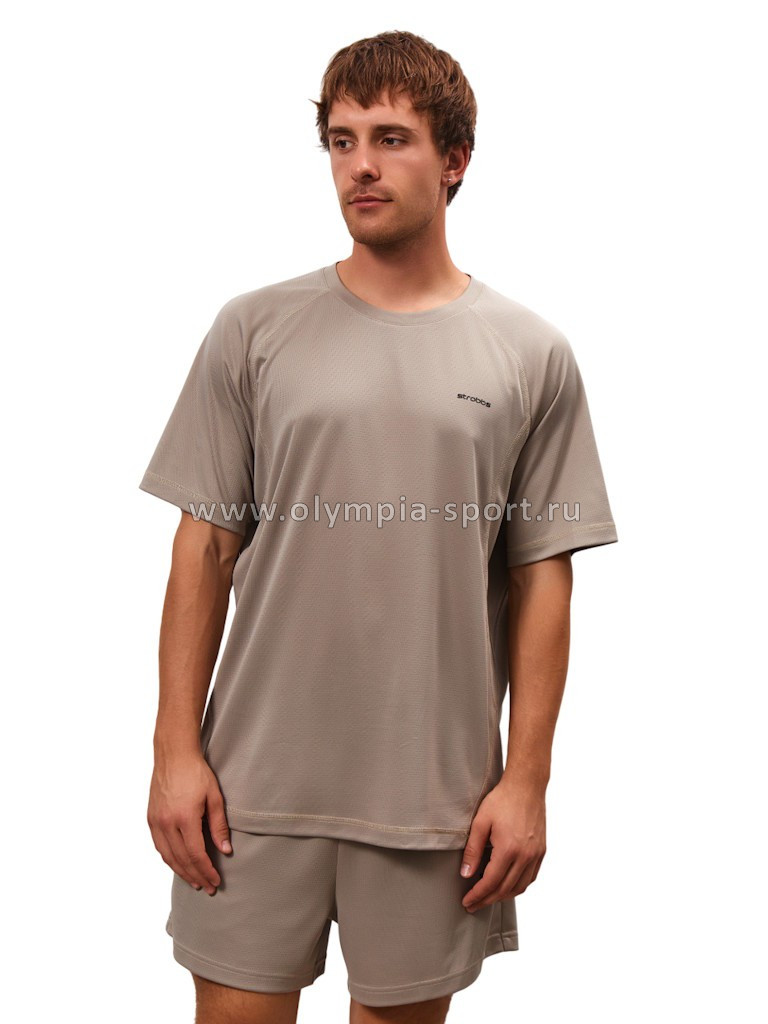 Футболка мужская Strobbs E2381-9 коричневый
