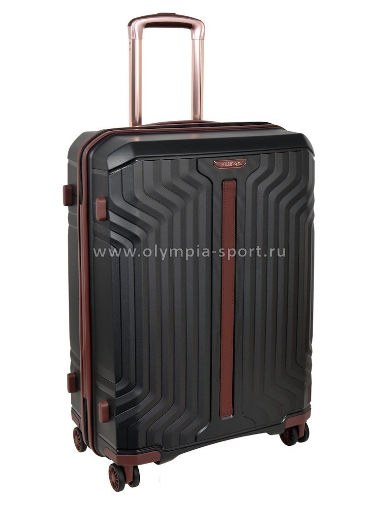 Чемодан Polar P0015 средний, пластик PP 24"