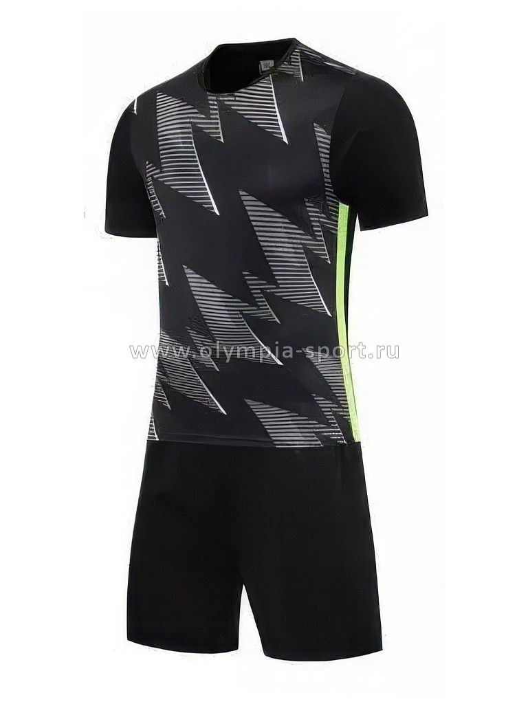 Форма футбольная 6205 black/grey/lime