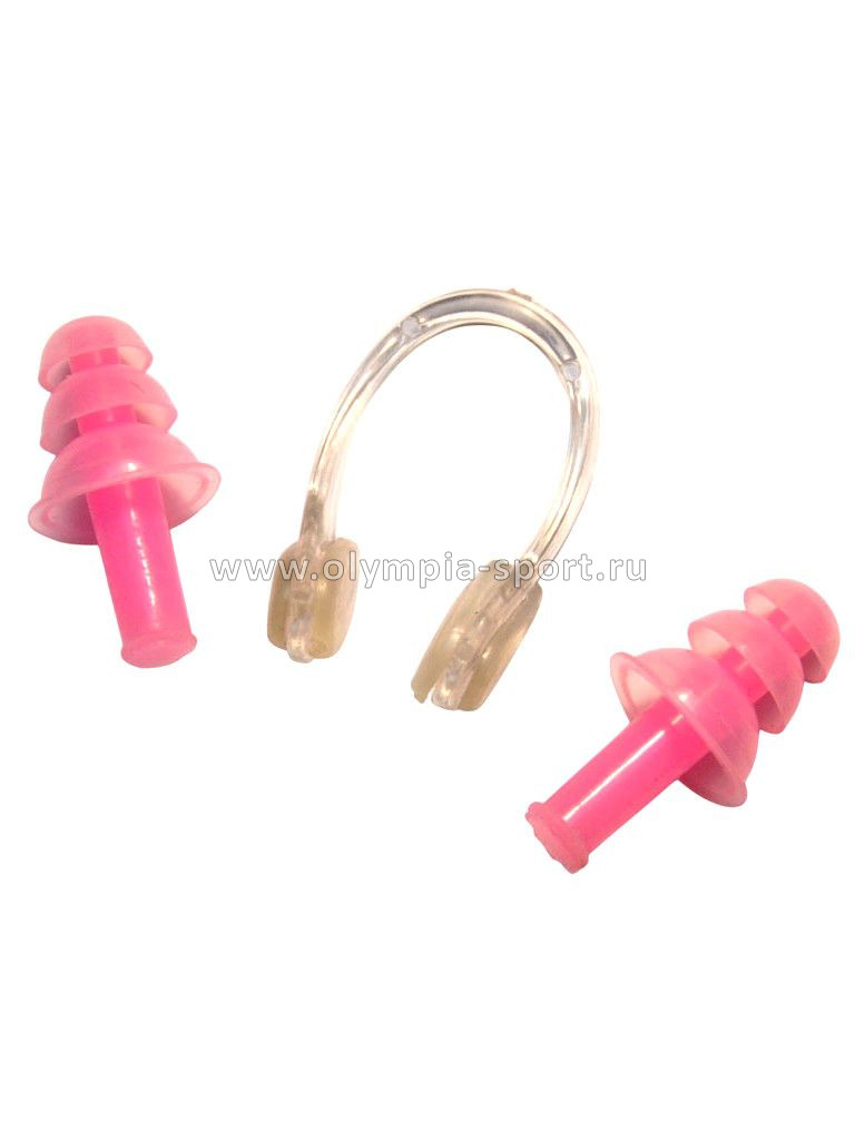 Набор для плавания (беруши, зажим носа) в коробочке NC-1