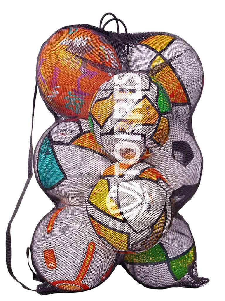 Сетка для мячей TORRES FS102301 на шнурке, до 10 мячей