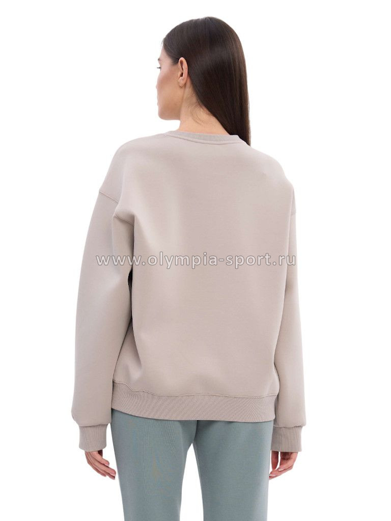 Свитшот женский Strobbs T3408-4 серо-бежевый