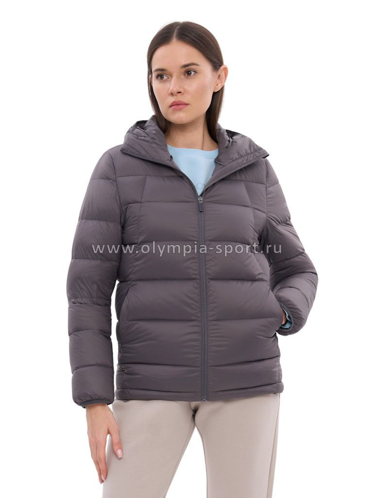Пуховик женский Strobbs T3436-1, темно-серый