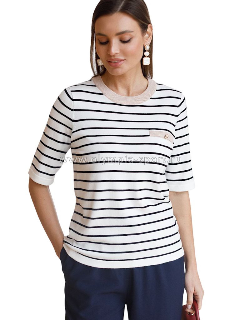 Джемпер женский Vilatte D39.386 белый