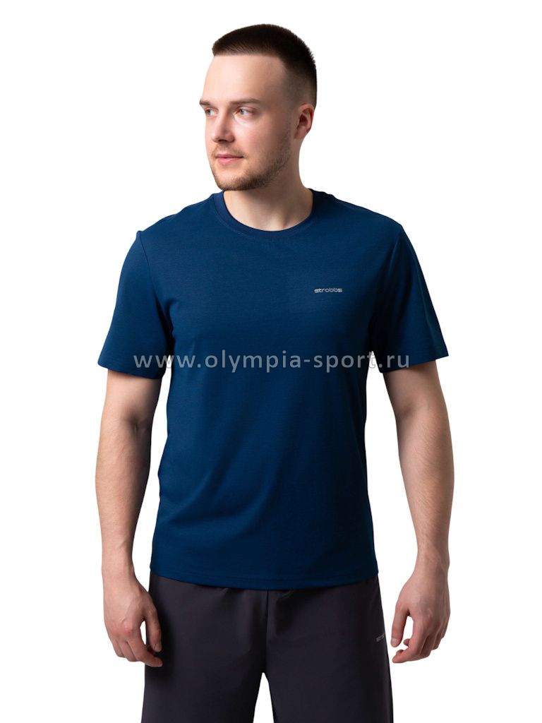 Футболка мужская Strobbs E2535-24 серо-зеленый