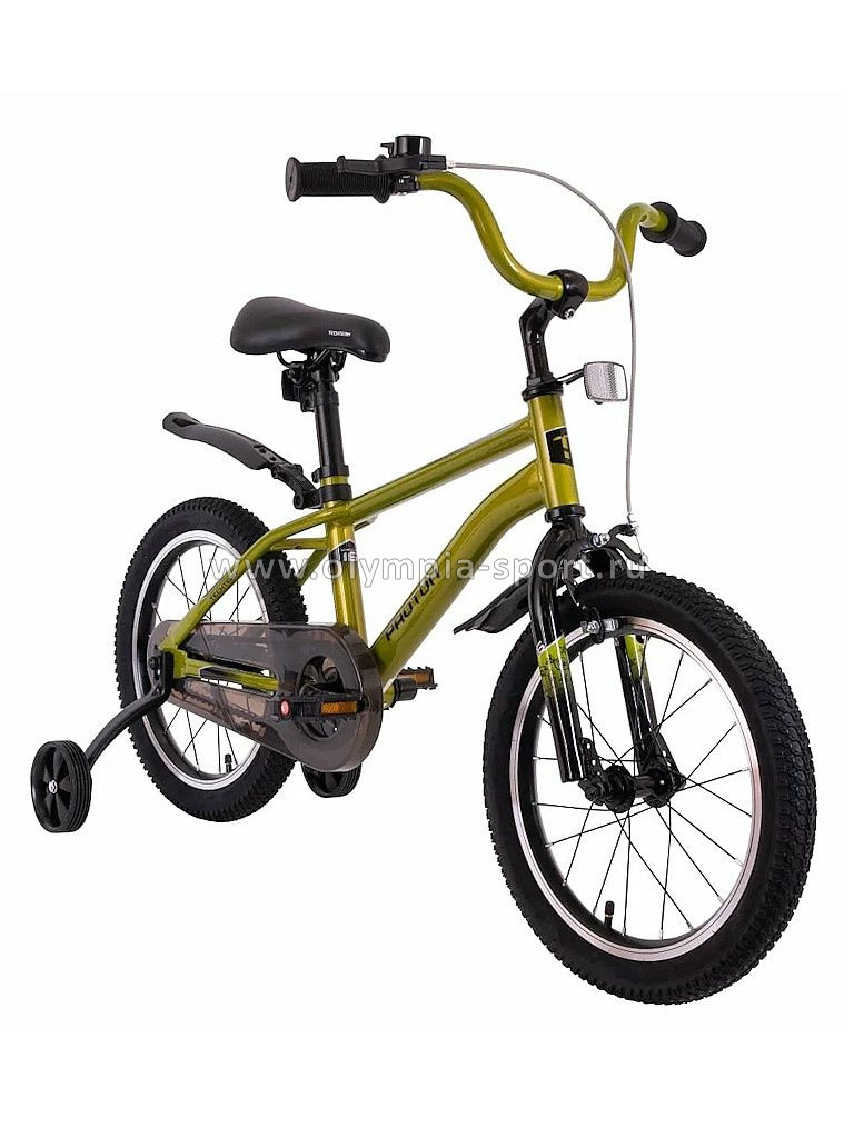 Велосипед TechTeam Proton 20 (20" 1ск.) зеленый